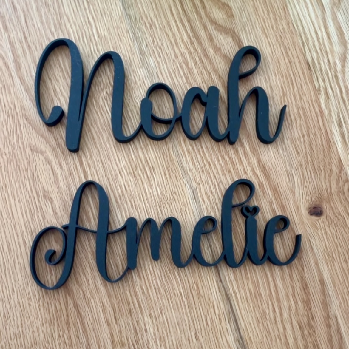 3D-Namensschild personalisiert mit Wunschname